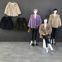 Manteau Mi-Long en Fourrure de Renard Naturelle pour Automne et Hiver, Veste en Fourrure Tendance pour Femme, le Manteau en Fourrure Véritable le Plus Populaire, Vêtement Féminin
