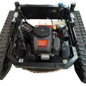 Çim biçme makinesi tekerlekler tedarikçiler 800mm kesme genişliği uzaktan kumanda çim biçme makinesi akıllı ROBOT biçme