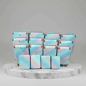 Vente en gros d'usine, ensemble de 13 à 16 pièces, bagages de voyage en ABS, 19 à 30 pouces, bagages semi-finis, ensembles de valises SKD - Product Image 1