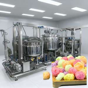 Máquina para hacer dulces de frutas masticables suaves con gominolas de vitamina, línea de producción de gominolas, depositador automático de llenado de gominolas - Product Image 1