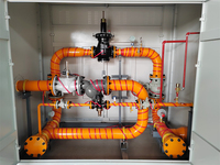 Skids de régulation de pression, de réduction de pression, de dosage et d'odorisation pour gaz industriels (GN, GNL, GNC) avec personnalisation et conduites intégrées