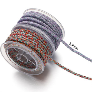 Cuerda Ruyi de Colores Tejida a Mano, Tamaño Pequeño, Resistente al Desgaste, para Collares, Pulseras, Manualidades y Suministros de Bricolaje - Product Image 2