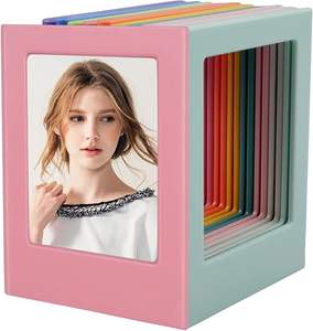 Marco de Fotos Acrílico Transparente con Respaldo Magnético Potente Personalizado, Exhibición Flotante para Refrigerador, Armario, Cocina, con Logotipo Promocional - Product Image 1