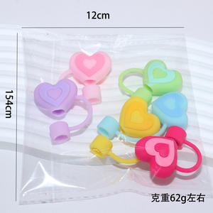 קידום חדש מתנה מחמם עיצוב טופרס קש 10 מ "מ פקקים קש כובע קש 10 מ" מ סיליקון - Product Image 4