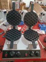 Prix d'usine Machine à gaufres industrielle électrique à double casserole Gaufrier à oeufs de l'usine chinoise