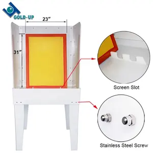 widely used screen printing washout booth