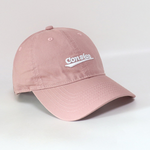 หมวกเบสบอลมีปีกโค้งผ้าคอตตอนสำหรับผู้หญิง6แผ่นปักโลโก้ได้ตามต้องการ - Product Image 3