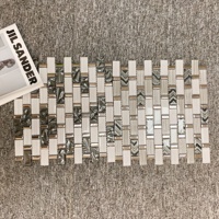 Nouveau carrelage de mosaïque en verre pour dosseret de cuisine, carrelage de mosaïque pour la décoration de la maison avec carrelage de bordure à bas prix pour la cuisine