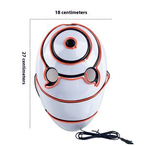 El Cold Light Halloween LED Masque Fantôme Lumineux Personnalisé Ninja <span class=keywords><strong>Obito</strong></span> Afei pour Festival Masquerade Party - Product Image 5