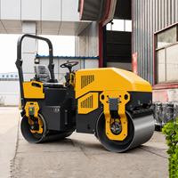Rouleau compresseur hydraulique diesel polyvalent pour l'aménagement de chemins