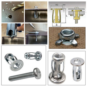 Molly Jack Đinh Tán Jack Nut Xe Kim Loại Vít Cánh Hoa Nuts Mù Đinh Tán Jack Spider Nut Mù Ren Chèn Nutserts - Product Image 6