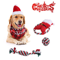 Jouets personnalisés pour Halloween et Noël, jouets en peluche de luxe durables à mâcher, ensemble de jouets interactifs pour chiens, écologiques pour les dents