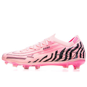 Zapatos de Fútbol Profesionales de Caña Alta con Tacos Largos AG, Parte Superior de Cuero Patentado y Forro de Malla para Hombres y Jóvenes, para Entrenamiento y Partidos en Césped - Product Image 2