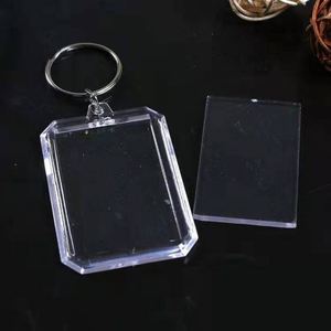 Llavero Acrílico Transparente Rectangular Único, Personalizado con Foto, Anime, Accesorio de Moda para Identificación Escolar, Ligero, Forma Irregular, Regalo para - Product Image 2