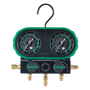 Manómetro de presión dual Hongsen R32 R410A R22 R134a para carga de refrigerante en aire acondicionado de automóvil - Product Image 1