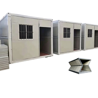 Casa Contenedor Expandible de Lujo, Casa Móvil Prefabricada Moderna para Vivir, Casa Plegable Modular de Doble Ala