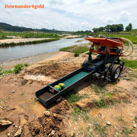Équipement minière d'extraction d'or à faible consommation d'énergie : Mini-convoyeur à tamis pour l'extraction d'or alluvionnaire destiné aux petits mineurs
