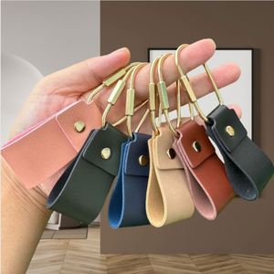 PU Leather Strap Key <b>Ring</b> with Detachable Metal Multi-function Car Keychain Pendant - Product Image 4