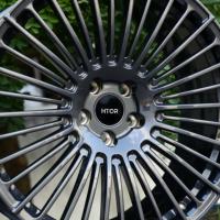 Jantes forgées multi-rayons HTOR Custom 20x9 21x10 22x10.5 23x11 24x10 5x108 5x120 Gris brillant pour SUV Range Rover Bentayga