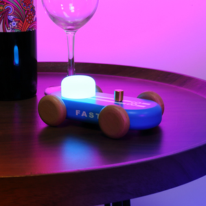 Lampe d'ambiance à changement de couleur RVB pour voiture, lampe de nuit LED rechargeable, décor créatif, coffre-fort, chambre à coucher, cadeau de chevet adapté aux enfants - Product Image 4