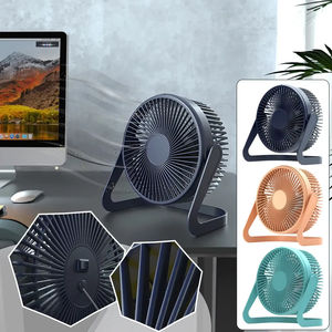 Ventilador USB de Escritorio Giratorio 360°, Mini Ventilador Eléctrico Portátil Ajustable, Enfriador de Aire de Verano para el Hogar, Ventilador de Alta Calidad - Product Image 3