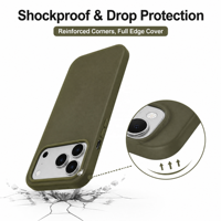 Coque en silicone pour iPhone 18 Pro Max, protection antichoc souple, protection contre les chutes, charge magnétique, bouton intelligent, coque de téléphone pour iPhone 18 Pro