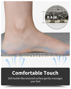 מותאם אישית בגודל רך ללא החלקה ג 'קוזי מחצלת פטאלט חינם ייבוש מהיר pvc loofah pvc מחצלות חדר אמבטיה - Product Image 3