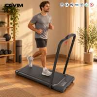 Tapis roulant électrique pliable portable, moteur 1,5 CV, vitesse 1-12 km/h, écran LED, absorption des chocs, fonctionnement silencieux pour l'exercice à domicile