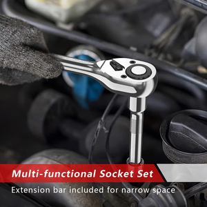 Inch Ratchet Wrench Set Metric Hex Bit <b>Socket</b> Set Mechanic Tool Kits for Auto Repair Vehicle Tools - Product Image 5