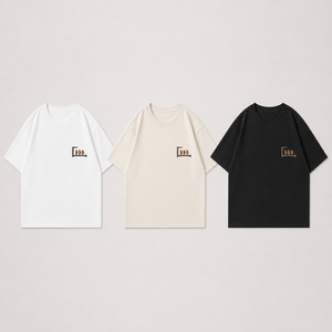 เสื้อยืดคอตตอนทรงบ็อกซี่แบบดรอปไหล่พร้อมลายกราฟิก Original Moon Phase Workshop - Product Image 4