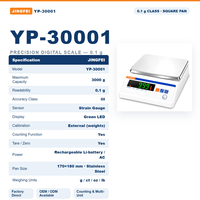 Balance numérique de précision 0,1g-3000g (g, ct, oz, lb) avec fonctions de tare et de comptage pour laboratoire et vente en gros