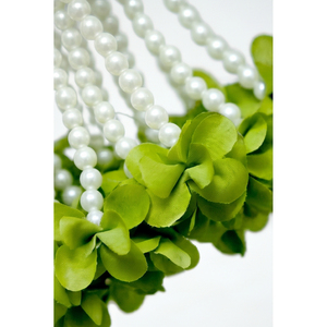 Guirnalda Floral Artificial Amarilla con Perlas Colgantes, Decoración para Bodas, Festivales, Templos y Eventos - Product Image 2