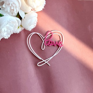Decoraciones de Pastel Acrílicas con Forma de Corazón y Dulzura, para el Día de San Valentín, Festival Qixi, Estilo Instagram - Product Image 3