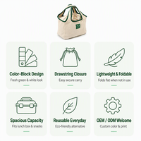 Sac de rangement en toile robuste grande capacité avec cordon de serrage, anti-poussière et multifonctionnel pour voyage et organisation domestique – Offre Spéciale