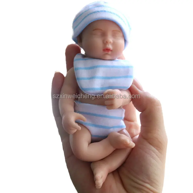 6 Zoll 15cm maßge schneiderte wieder geborene Puppe Ganzkörper silikon für Weihnachts geschenk Großhandel