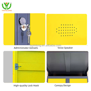 ตู้ล็อกเกอร์อัจฉริยะรับสินค้าด้วยตนเองยี่ห้อ Yinlong OEM สำหรับไปรษณีย์ด่วน อีคอมเมิร์ซ ขนาดปรับแต่งได้ บริการตนเองตลอด 24 ชั่วโมง จัดส่งพัสดุด้วยระบบอัจฉริยะ - Product Image 3