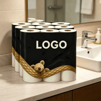 Échantillons Gratuits Papier Toilette de Haute Qualité Pas Cher Personnalisé Marque Privée Écologique Vente en Gros Rouleau de Papier Hygiénique en Gros