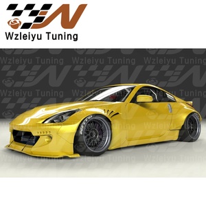 Alerón Delantero y Divisor de Parachoques Estilo <span class=keywords><strong>RB</strong></span> de Fibra de Vidrio FRP para Nissan 350Z Z33 2002-2008 - Product Image 5