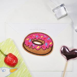 Colección Sweetie: Parches Termoadhesivos Bordados de Tostadas, Dulces, Donuts, Helados y Piruletas para Decoración de Ropa y Bolsos Infantiles - Product Image 3