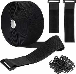 Cinta de Velcro de Nylon de Alta Resistencia, Cinta de Fijación de Doble Cara con Elasticidad y Resistencia al Calor, Un Lado con Gancho y Bucle - Product Image 1