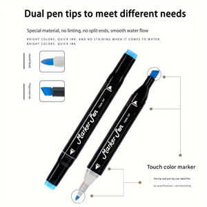 Marqueurs d'art permanents à double pointe à base d'alcool, 120 couleurs, pointes fines pour illustrations de livres, création de cartes, coffret cadeau pour adultes - Product Image 3