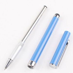 Cheapest 2-In-1 Metal Gel Ink <b>Pen</b> With Touch Screen Stylus Printed Logo Customized Laser for Stationery <b>Gift</b> - Product Image 4