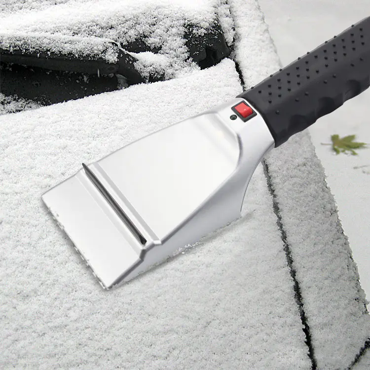 Promotie Gift 12V/18W Verwarmde Ijskrabber Voor Auto Sneeuw Schraper