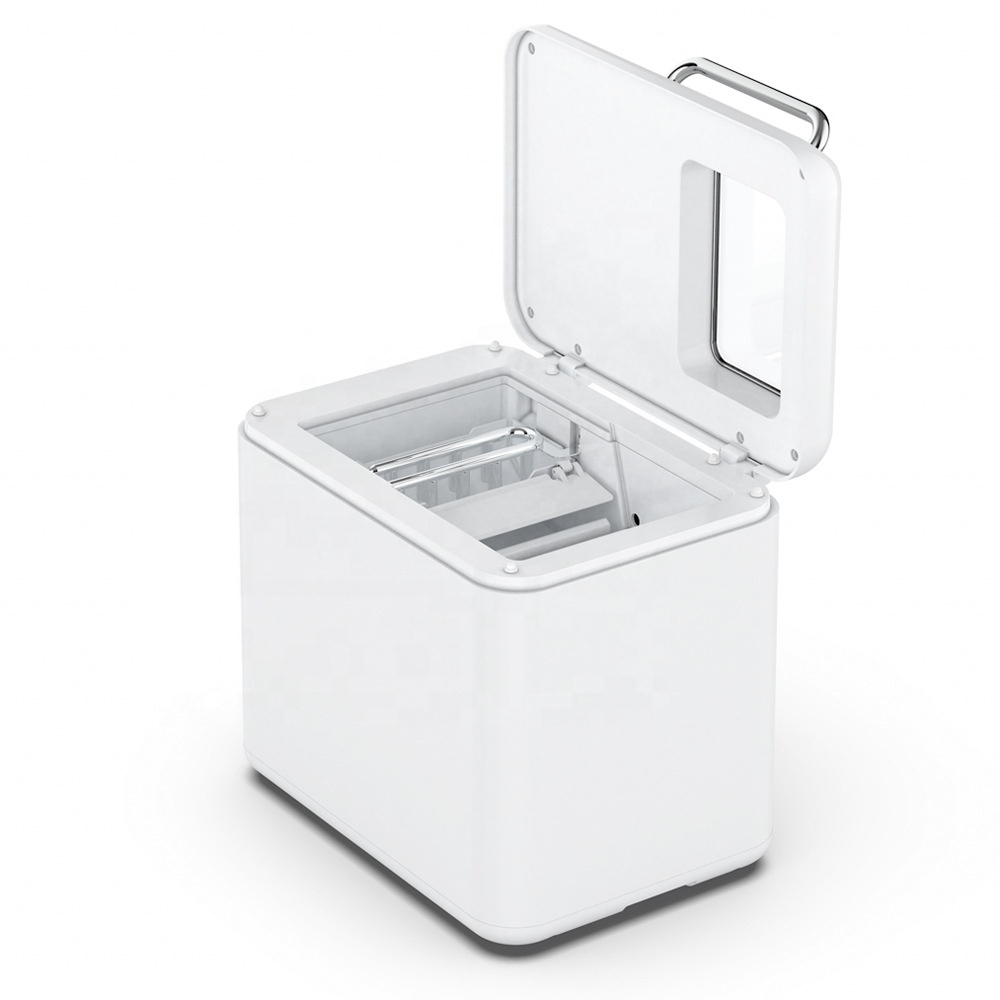 Горячая Распродажа, 150 Ватт, ICEQ2 ABS, спиральные ключи, автоматическая очистка цилиндрического льда, самостоятельная белая быстрая машина для льда