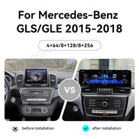 MOOKAKA 14.9 pouces Android 14 Carplay Auto voiture multimédia pour Mercedes Benz GLE GLS 2015-2018 lecteur Dvd DSP RDS GP lecteur de voiture