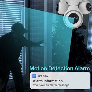 Mini caméra de sécurité domestique intelligente 12MP <span class=keywords><strong>Wifi</strong></span> <span class=keywords><strong>sans</strong></span> fil Réseau de sécurité Ptz Ip Trois objectifs Intérieur Bébé & Animal de compagnie Sécurité domestique - Product Image 6