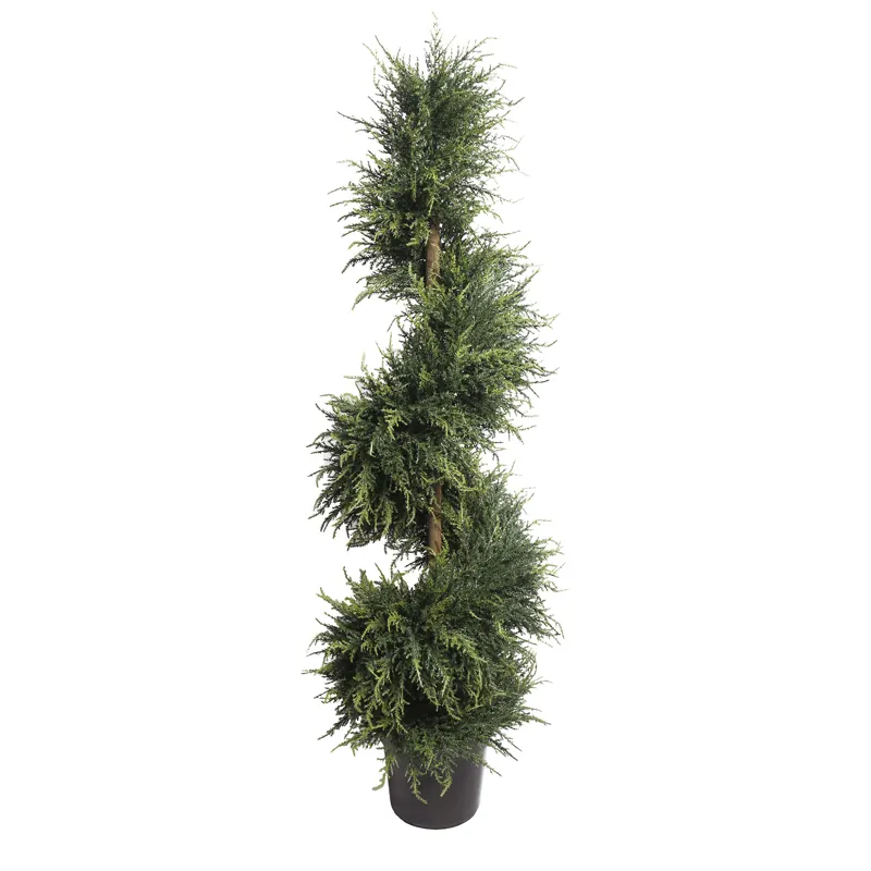 Ourwarm — arbre décoratif en spirale, vente en gros, décoration d'intérieur et d'extérieur, boîtier en bois, plantes artificielles, arbres pour décoration, 2021