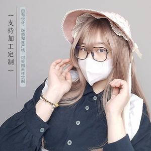 หมวกบอนเน็ต Leton Lolita BNT ประดับลูกไม้และโบว์ ทำมือ สำหรับคอสเพลย์ สไตล์โกธิค สำหรับผู้หญิง ขายส่ง - Product Image 3