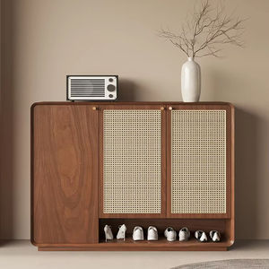 <span class=keywords><strong>Scarpiera</strong></span> in Rattan grande capacità Multi-funzionale in <span class=keywords><strong>legno</strong></span> massello <span class=keywords><strong>scarpiera</strong></span> armadio <span class=keywords><strong>con</strong></span> cassetto - Product Image 1