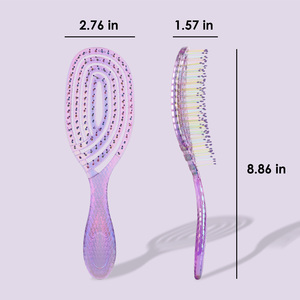 Cepillo Desenredante para Cabello Mojado CANDYBRUSH, Cepillos Ventilados para Alisar el Cabello con Secador, para Mujeres, Empaque de Lujo - Product Image 2